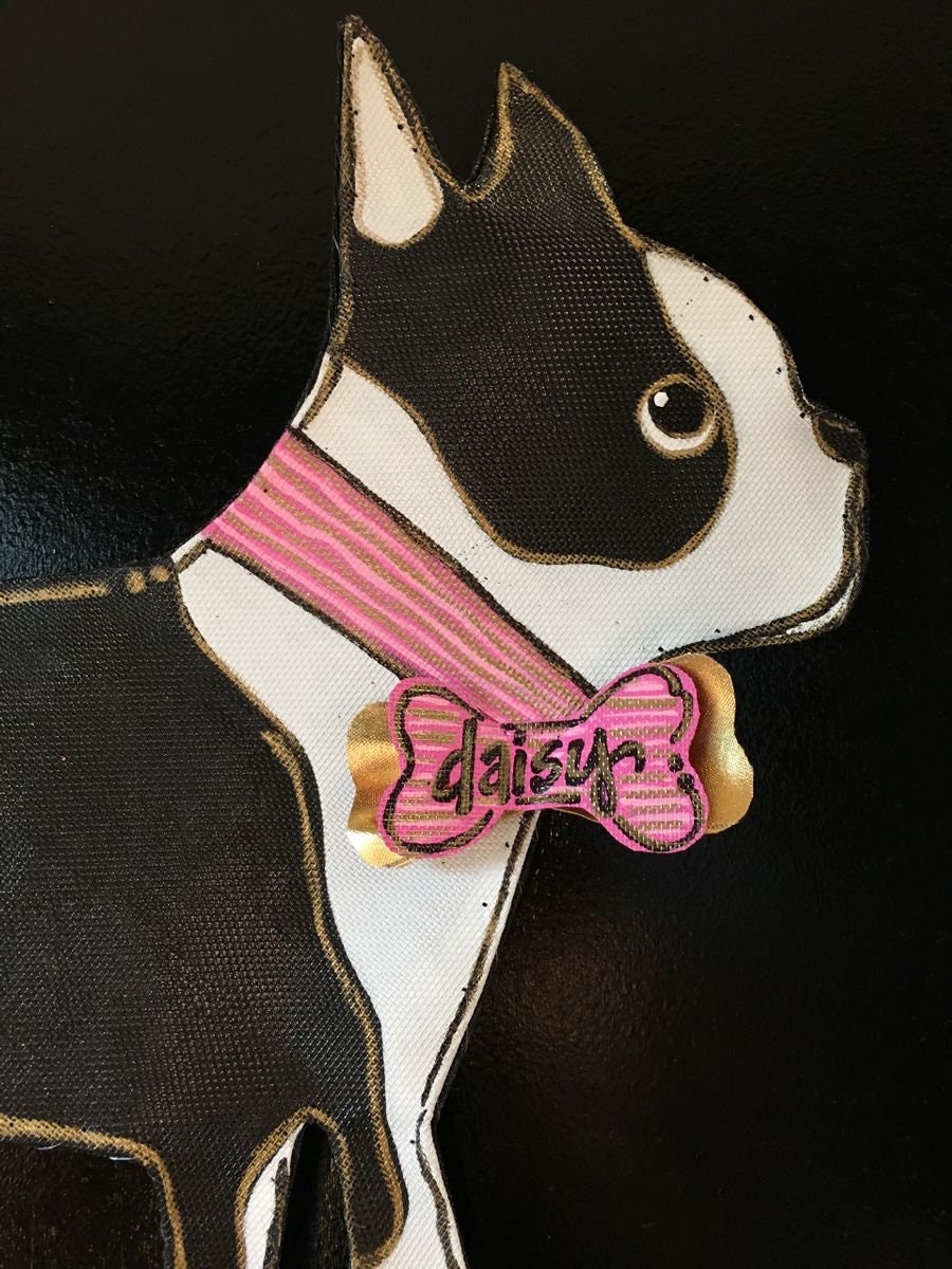 Dog Lover Gift Idea!  / Custom Screen Wire Valentines ANY DOG BREED Doornament Door Hanger Wreath