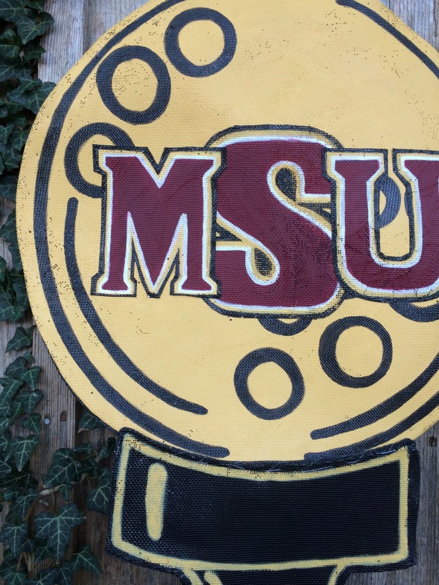 SPORTS DOOR DECOR / Any College or University Door Hanger or Yard Sign Custom made!!