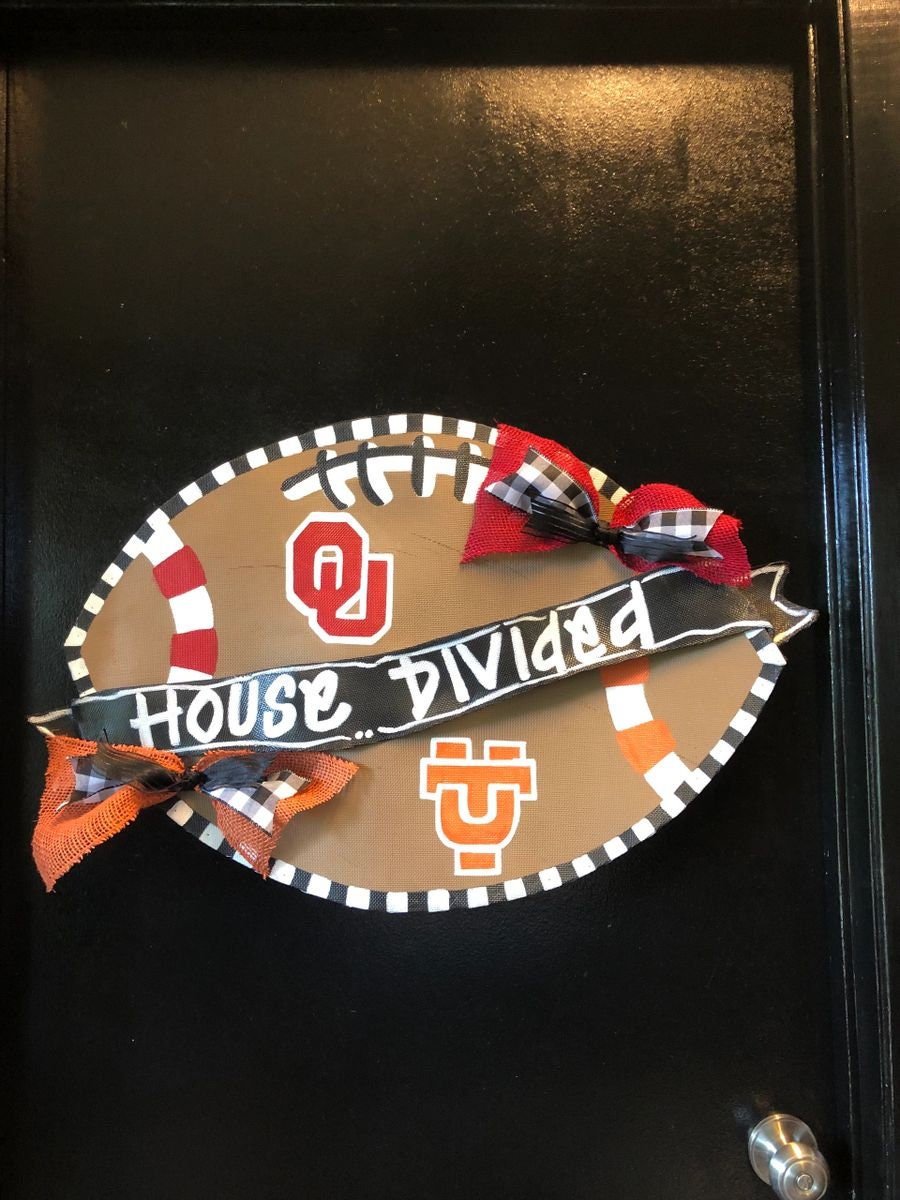 SPORTS DOOR DECOR / Any College or University Door Hanger or Yard Sign Custom made!!